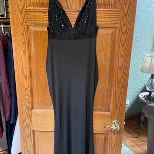 Long black formal dress
